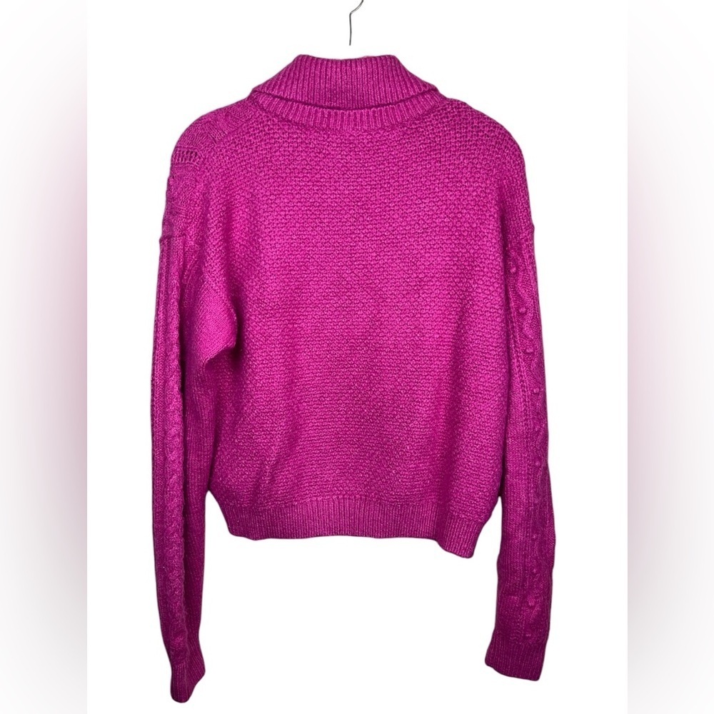 Free People Every Cloud Pullover in Fuchsia Fizz Size Small - Picture 5 of 8